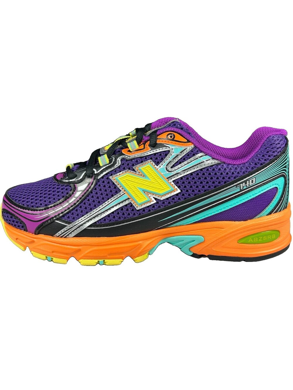 New Balance 740v2 Sneakers Men’s Size 5.5 Women’s 7 Concord Grape Sun Glow New